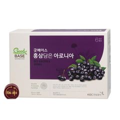 Nước Hồng Sâm KGC Hàn Quốc Goodbase Aronia Hộp 30 Gói x 50ml