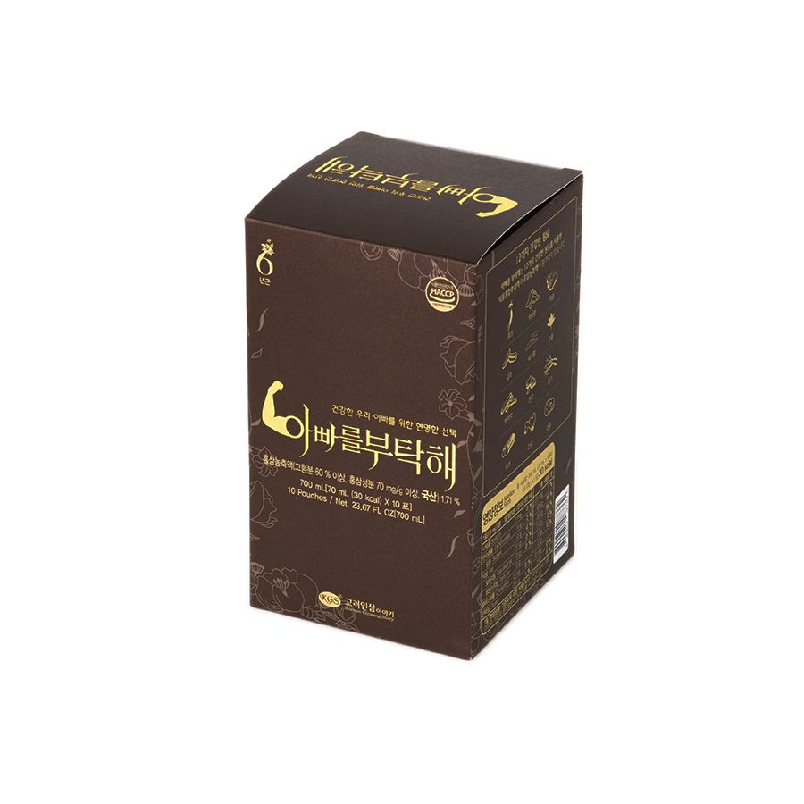 Nước Hồng Sâm KGS Hàn Quốc Dành Cho Nam Giới Hộp 30 Gói x 70ml
