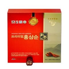 Nước Hồng Sâm Không Đường Daesan Hộp 30 Gói x 70ml