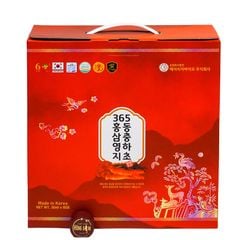 Nước Hồng Sâm Linh Chi Đông Trùng Hạ Thảo 365 Hàn Quốc Hộp 60 Gói x 50ml