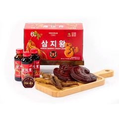 Nước Hồng Sâm Linh Chi KGS Hộp 10 Chai x 100ml