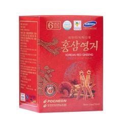 Nước Hồng Sâm Linh Chi Pocheon Hộp 30 Gói x 70ml