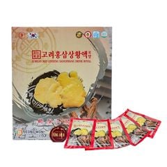 Nước Hồng Sâm Nấm Thượng Hoàng Jeong Won Hàn Quốc Hộp 30 Gói x 80ml