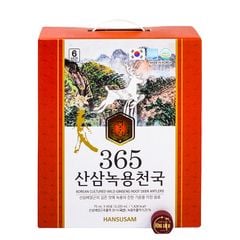 Nước Hồng Sâm Nhung Hươu 365 Hansusam Hàn Quốc 60 Gói x 70ml