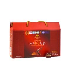 Nước Hồng Sâm Nhung Hươu Linh Chi Hàn Quốc 365 Hộp 20 gói x 70ml