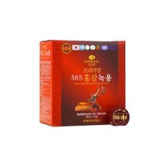 Nước Hồng Sâm Nhung Hươu Linh Chi 365 Hàn Quốc Hộp 60 Gói x 70ml