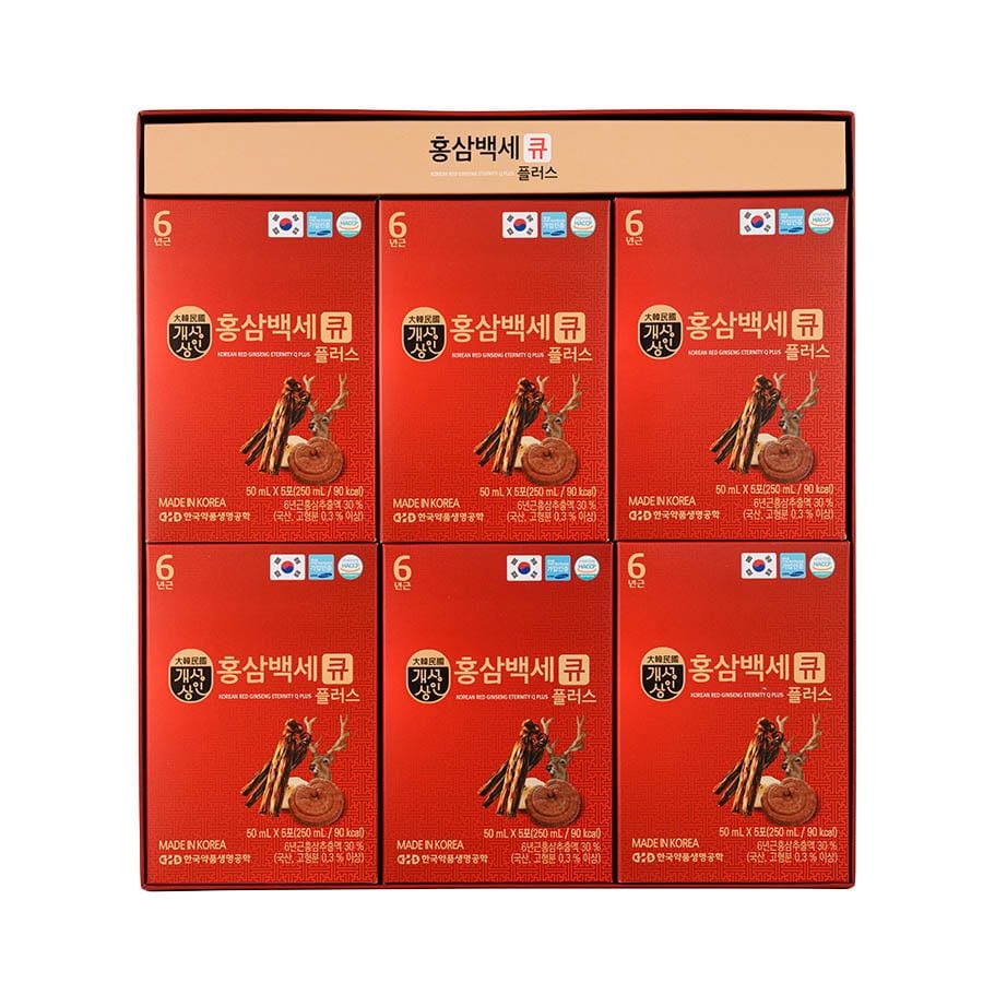 Nước Hồng Sâm Nhung Hươu Linh Chi Q Plus Nonghyup KGS Hộp 30 Gói x 50ml