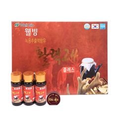 Nước Hồng Sâm Nhung Hươu WellBioTech Hàn Quốc 100ml x 10 chai