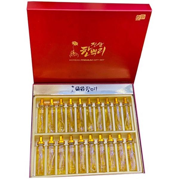 Nước Hồng Sâm Núi Có Củ Hanppuri Hàn Quốc Hộp 20 Ống x 10ml