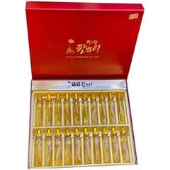 Nước Hồng Sâm Núi Có Củ Hanppuri Hàn Quốc Hộp 20 Ống x 10ml