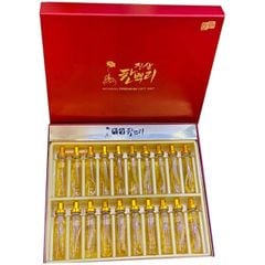 Nước Hồng Sâm Núi Có Củ Hanpuri Hàn Quốc Hộp 20 Ống x 10ml