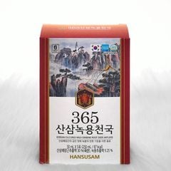 Nước Hồng Sâm Nhung Hươu Hansusam 365 Hàn Quốc Hộp 30 Gói x 50ml