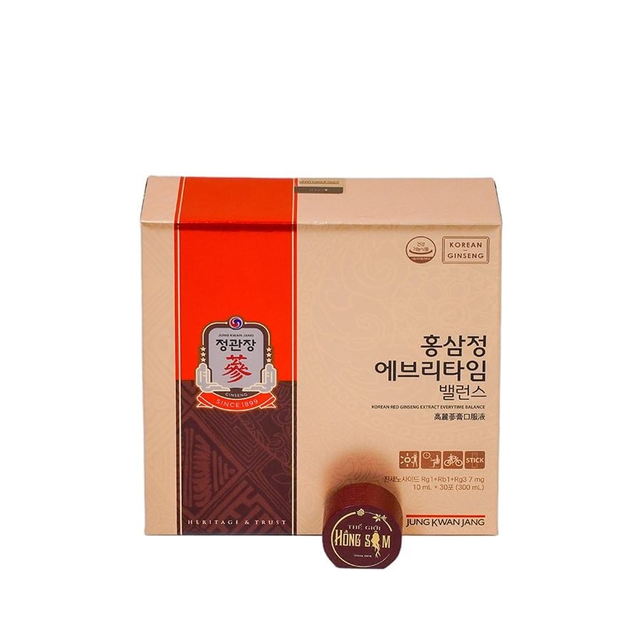 Nước Hồng Sâm Pha Sẵn Extract Everytime Balance 30 gói