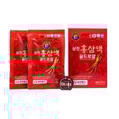 Nước Hồng Sâm Sam Jin Red Ginseng Drink Gold Royal Hộp 30 Gói x 70ml