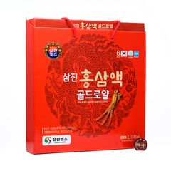 Nước Hồng Sâm Sam Jin Red Ginseng Drink Gold Royal Hộp 30 Gói x 70ml