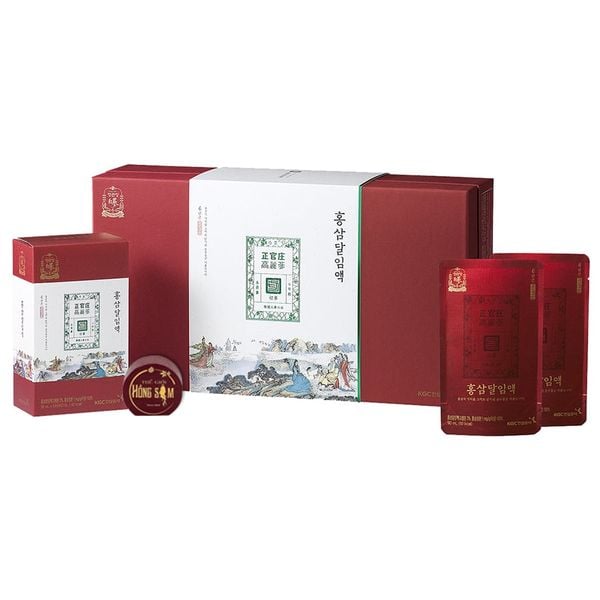 Nước Hồng Sâm Tinh Khiết Hảo Hạng KGC PURE EXTRACT Hộp 30 Gói x 90ml