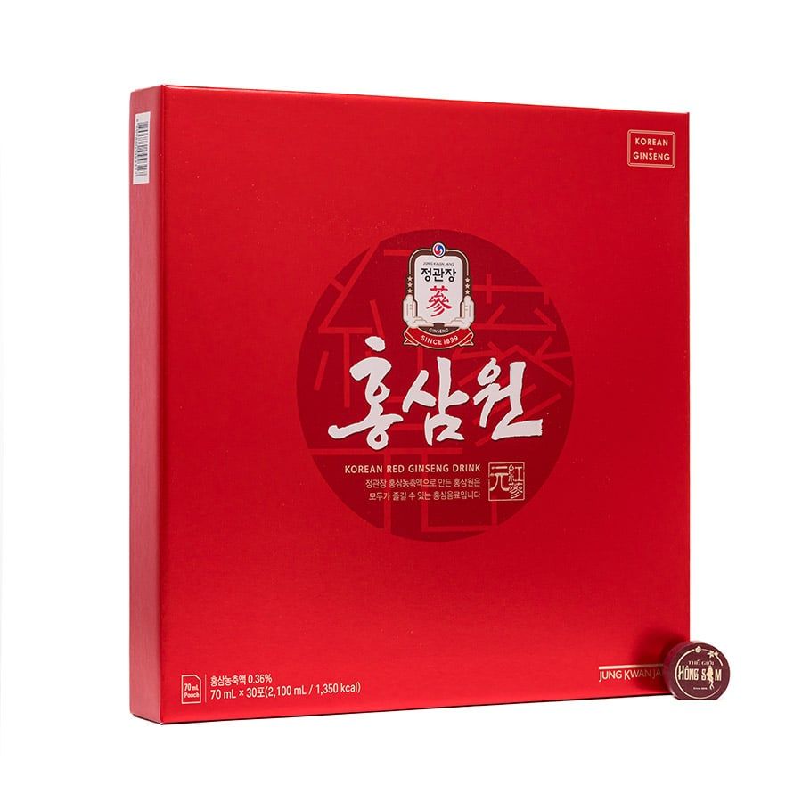 Nước Hồng Sâm Won KGC Cao Cấp - Hộp 30 Gói x 70ml