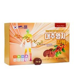 Nước Linh Chi Táo Đỏ Daedong Hàn Quốc Hộp 30 Gói x 80ml