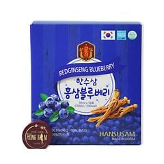 Nước Hồng Sâm Hansusam Việt Quất 20 gói x 70ml