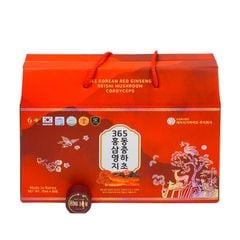 Nước Hồng Sâm Linh Chi Đông Trùng Hạ Thảo 365 Hàn Quốc Hộp 20 Gói x 70ml