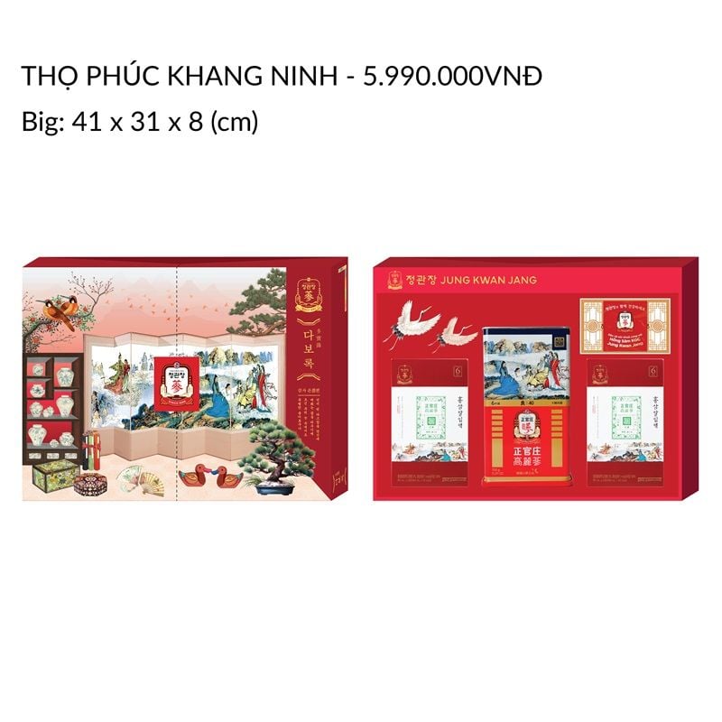 Quà Tết Ý Nghĩa KGC 2025 THỌ PHÚC KHANG NINH