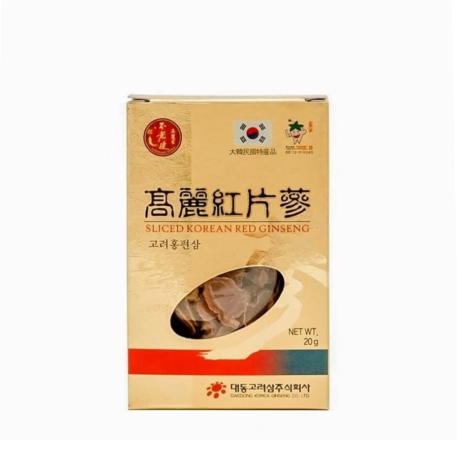 Sâm Củ Khô Daedong Thái Lát Hộp 200g