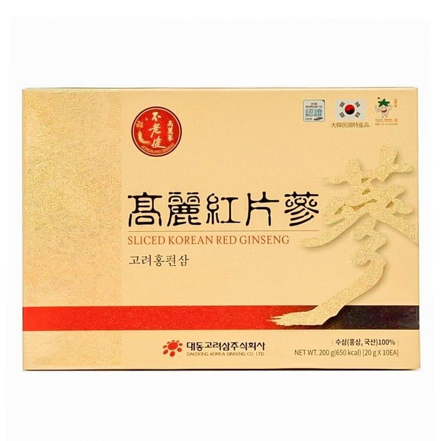 Sâm Củ Khô Daedong Thái Lát Hộp 200g