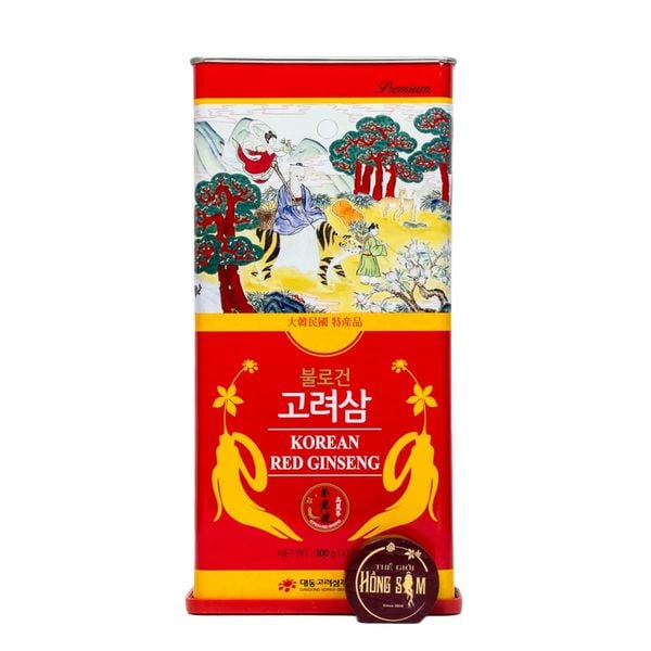 Sâm Củ Khô Hộp Thiếc Premium Daedong 300g (10 củ special)