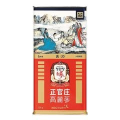 Sâm Củ Khô Hộp Thiếc KGC 300g 14 Củ Số 20