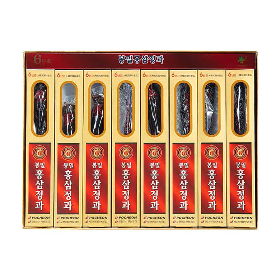 Sâm Củ Tẩm Mật Ong Pocheon Hàn Quốc Hộp 300gram (37,5gram x 8 Củ)