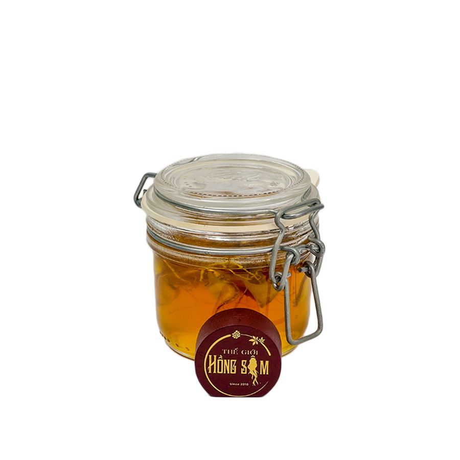 Sâm Ngọc Linh Thái Lát Ngâm Mật Hoa Sâm 250ml
