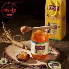 Sâm Tươi Thái Lát Ngâm Mật Ong Nonghyup Hàn Quốc Lọ 580g