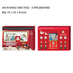 Set Hộp Quà Tặng Tết KGC 2025 AN KHANG VẠN THỌ Cao Cấp