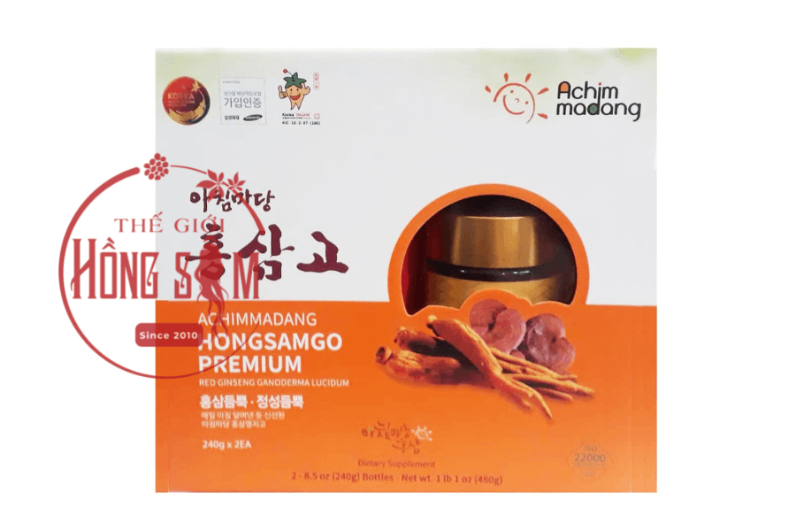 Cao Hồng Sâm Linh Chi Achimmadang 240g x 2 lọ Hàn Quốc