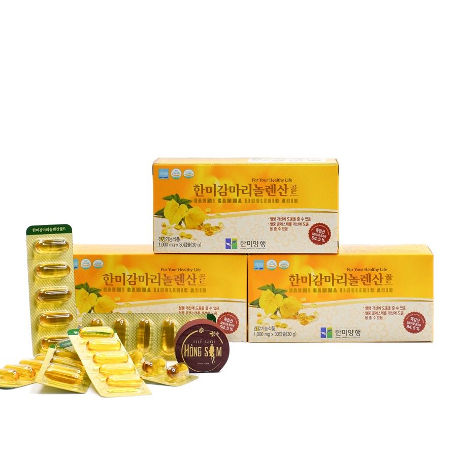 Viên Uống Tinh Dầu Hoa Anh Thảo Hàn Quốc 180 Viên