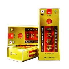 Thái Cực Sâm Củ Khô Hộp Thiếc Taekuk Daedong 600g Số 30 (30 củ)