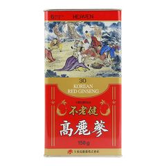 Hồng Sâm Củ Khô Hộp Thiếc HEAVEN Daedong 150g Số 30 (10 củ)