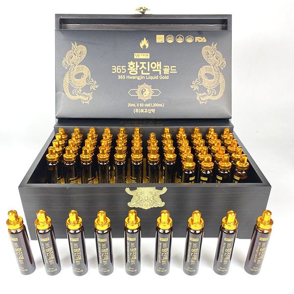 Tinh Chất Nước Đông Trùng Hạ Thảo 365 Hàn Quốc Hộp 60 Ống x 20ml (Hình Rồng)