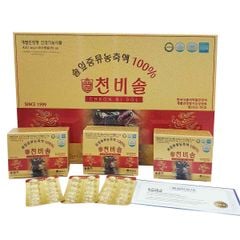 Tinh Dầu Thông Đỏ Chính Phủ Cheon Bi Sol 180 Viên