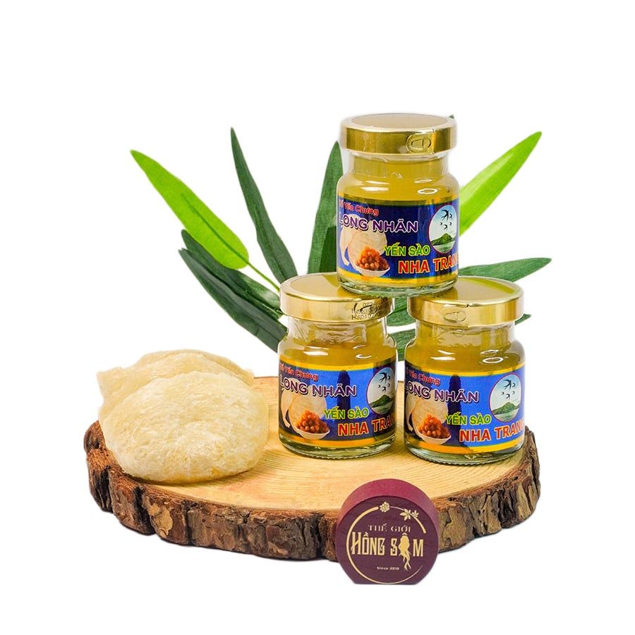 Tổ Yến Chưng Long Nhãn Hũ 70ml (Hộp 6 Hũ)