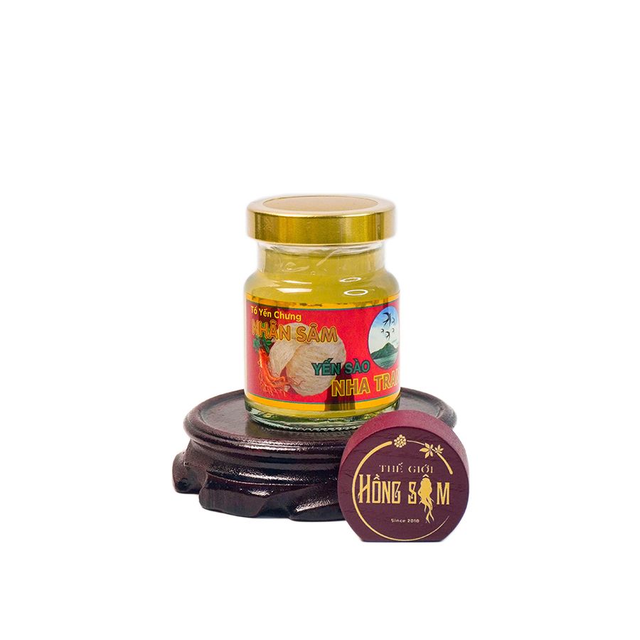 Tổ Yến Chưng Nhân Sâm Hũ 70ml (Hộp 6 Hũ)