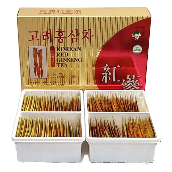 Trà Hồng Sâm KGS Hàn Quốc Hộp 100 gói x 3g