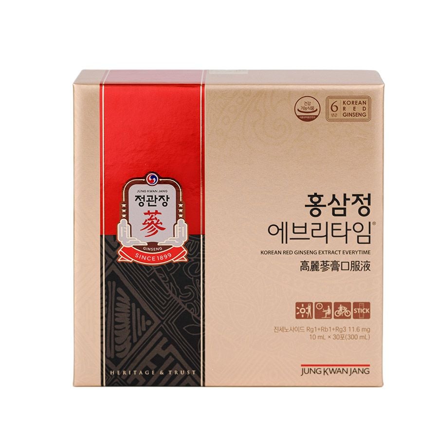 Nước Hồng Sâm Gói Extract Everytime Original 10ml x 30 gói KGC