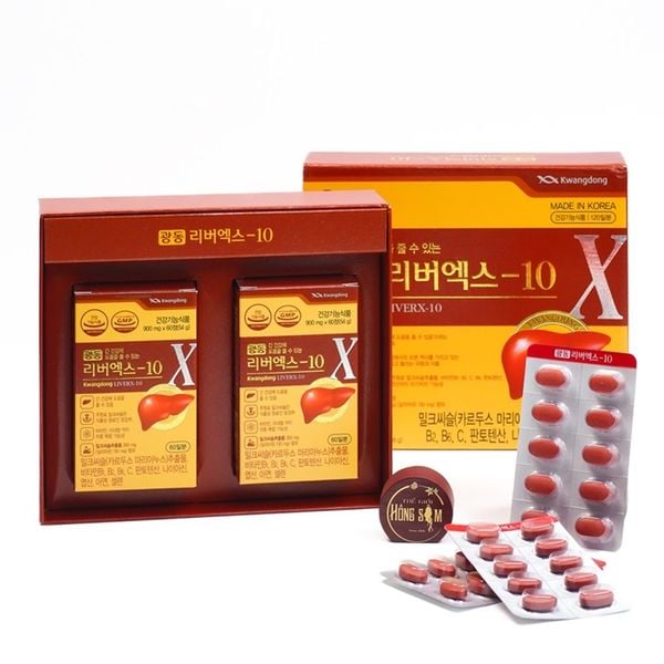 Viên uống bổ gan Hàn Quốc Kwangdong Hộp 120 viên