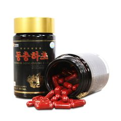 Viên Đông Trùng Hạ Thảo Sante Hàn Quốc Hộp Gỗ 2 Lọ x 90 Viên