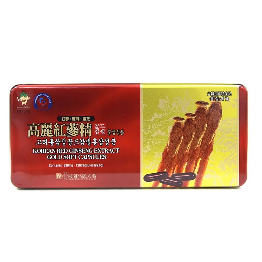Hộp 120 Viên Hồng Sâm Dongwon Hộp Thiếc Hàn Quốc