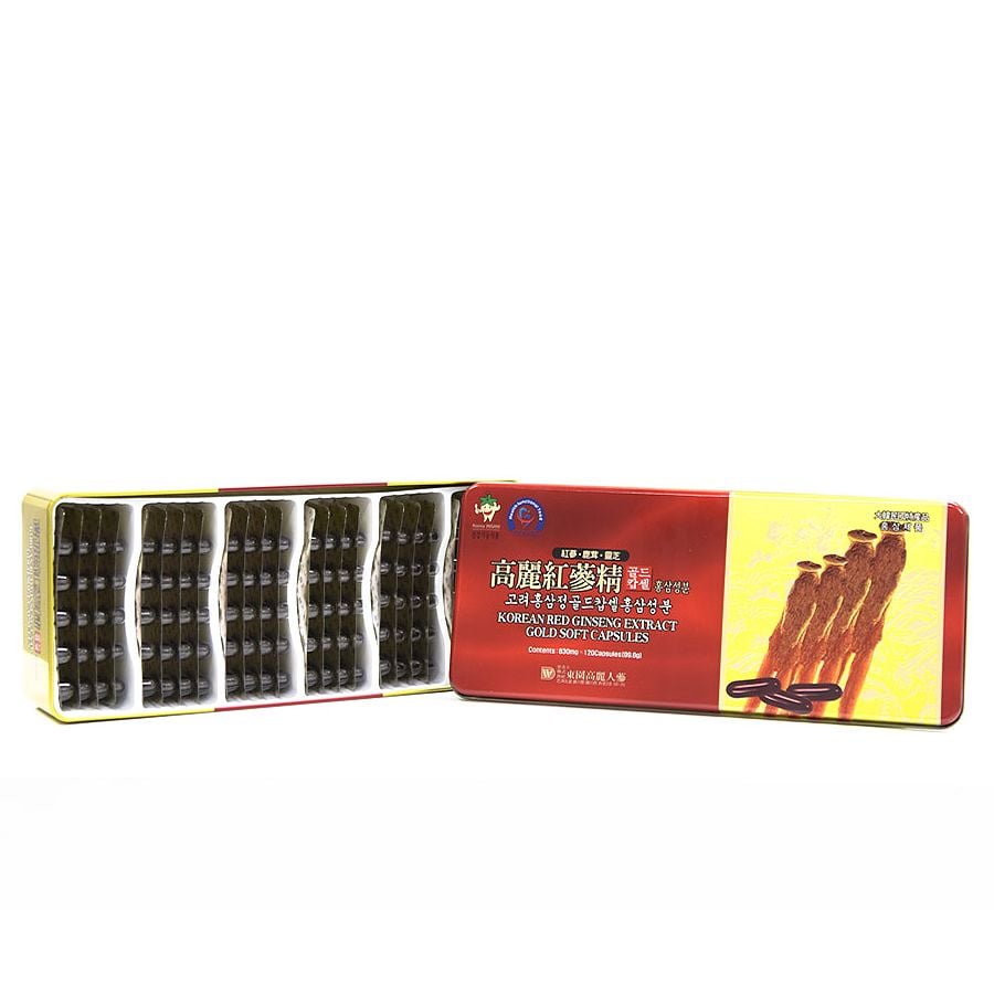 Hộp 120 Viên Hồng Sâm Dongwon Hộp Thiếc Hàn Quốc