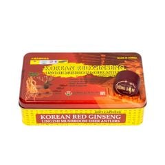 Viên Hồng Sâm Nhung Hươu Linh Chi Bio Hàn Quốc Hộp Thiếc 60 Viên