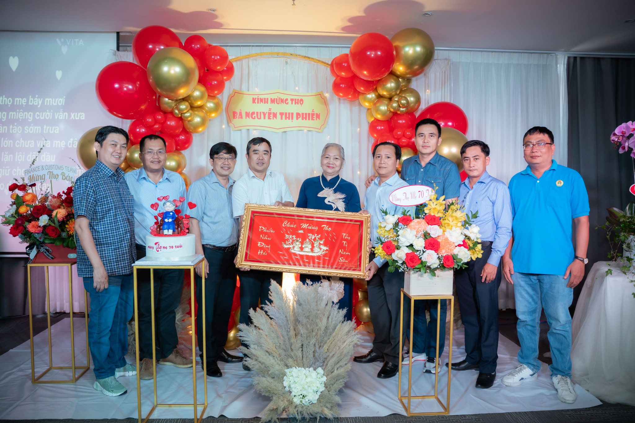 mừng thọ cụ bà NGuyễn Thị Phiến
