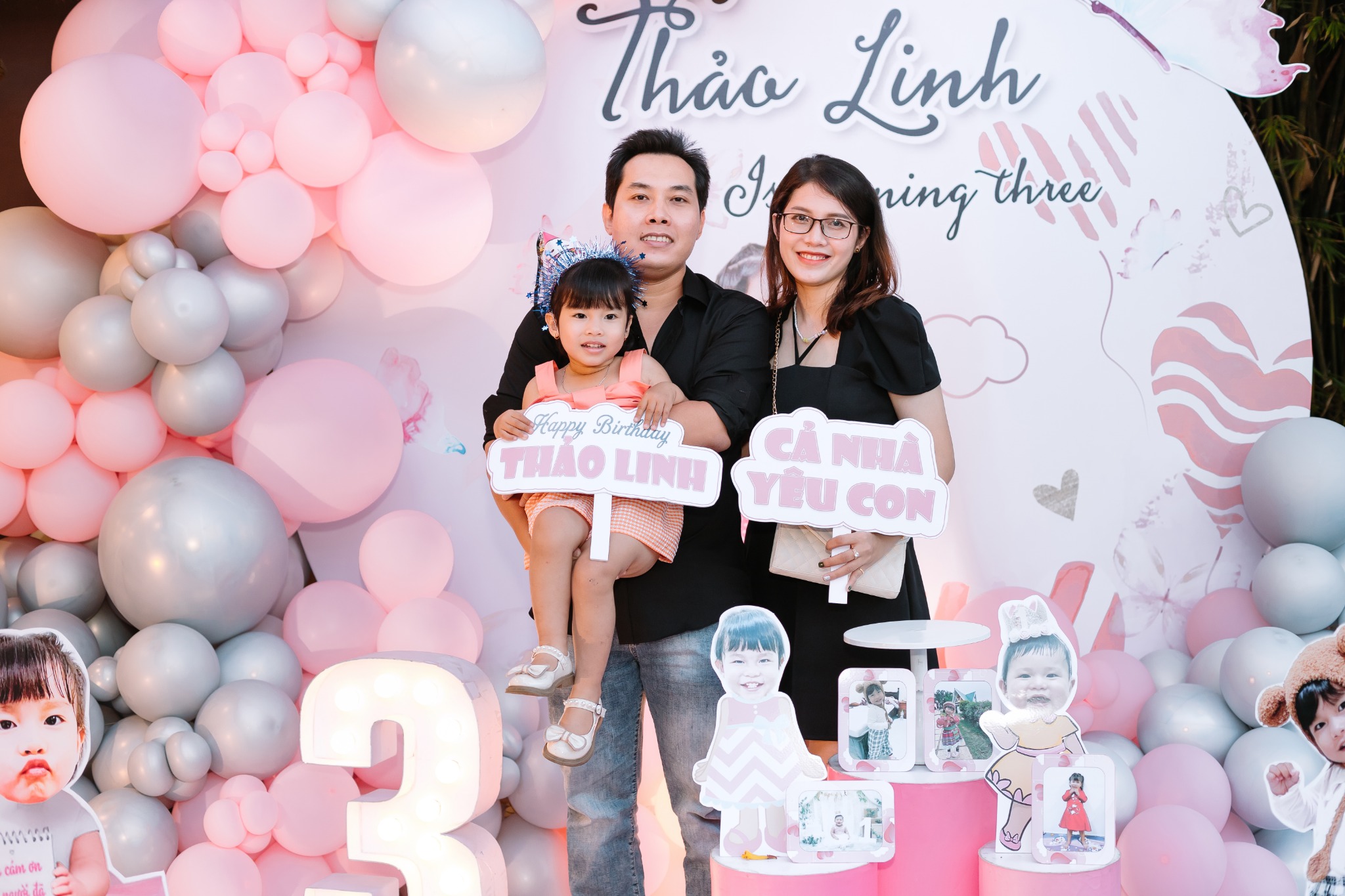 mừng sinh nhật bé Thảo Linh